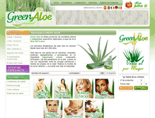 Tablet Screenshot of green-aloe.com